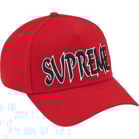 Supreme Sharp Spellout Adjustable New Era Red