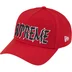 Supreme Sharp Spellout Adjustable New Era - Red (front)