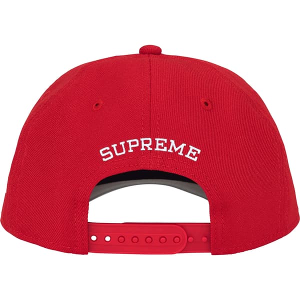 Supreme Sharp Spellout Adjustable New Era - Red (front)