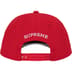 Supreme Sharp Spellout Adjustable New Era - Red (front)