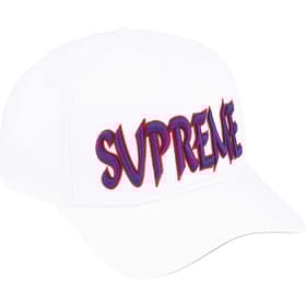 Supreme Sharp Spellout Adjustable New Era White