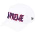 Supreme Sharp Spellout Adjustable New Era - White (front)