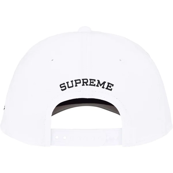 Supreme Sharp Spellout Adjustable New Era - White (front)