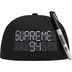 Supreme Sharpie Box Logo New Era - Black (front)