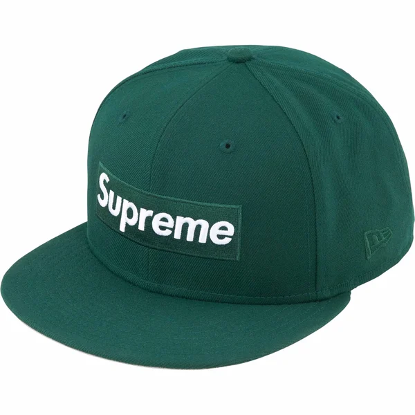 Supreme Sharpie Box Logo New Era - Dark Green (front)