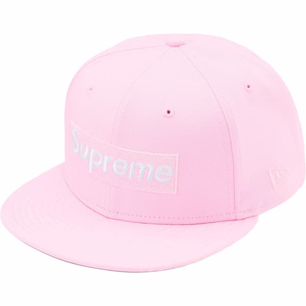 Supreme Sharpie Box Logo New Era - Pink (front)
