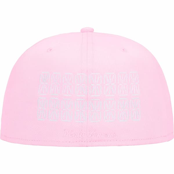 Supreme Sharpie Box Logo New Era - Pink (front)