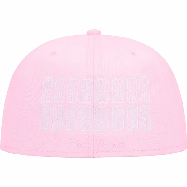 Supreme Sharpie Box Logo New Era - Pink (front)