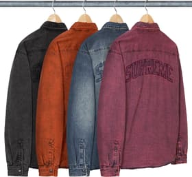 Supreme Shearling Lined Denim Work Shirt
