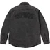 Supreme Shearling Lined Denim Work Shirt - Black (front)