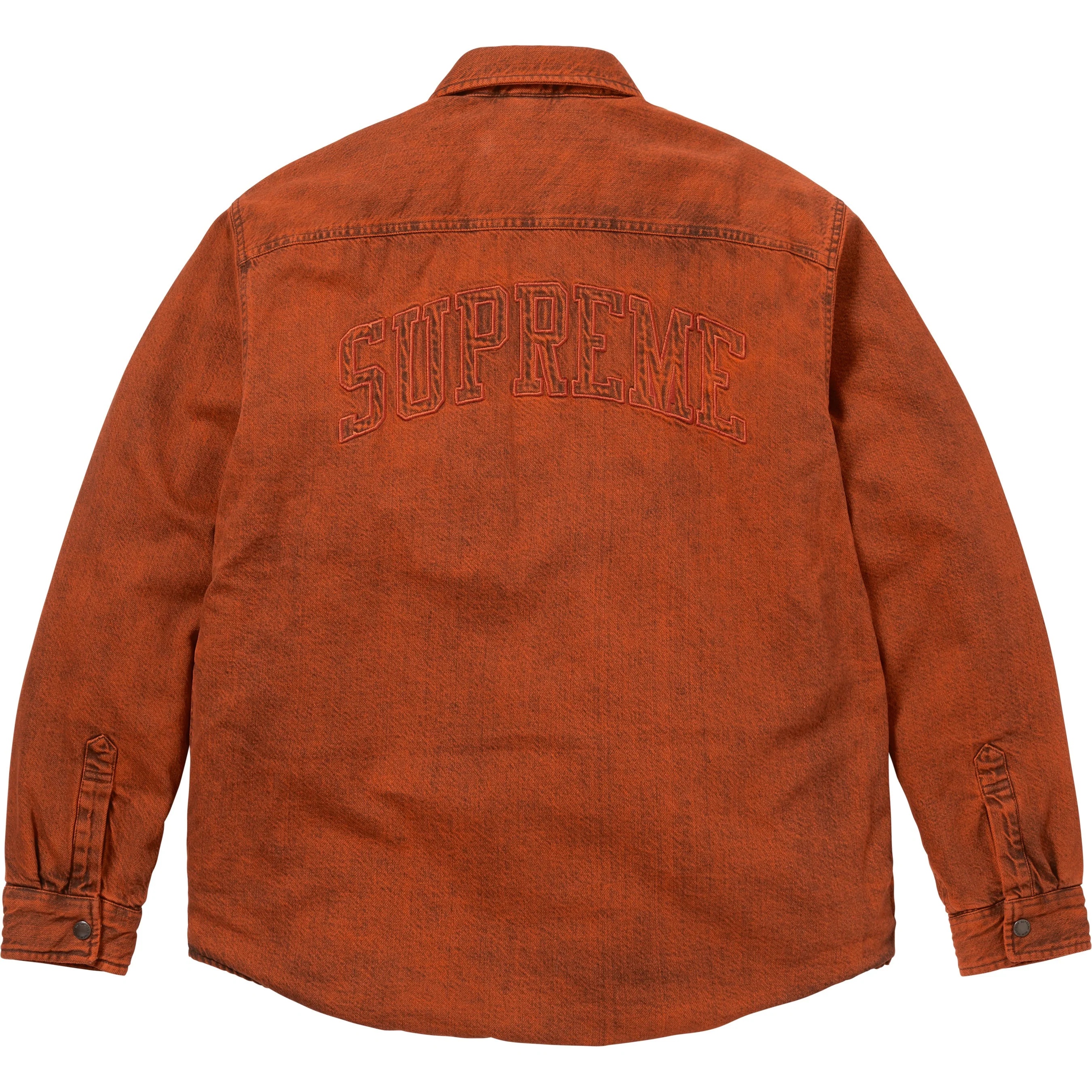 Supreme Shearling Lined Denim Work Shirt colorway 6