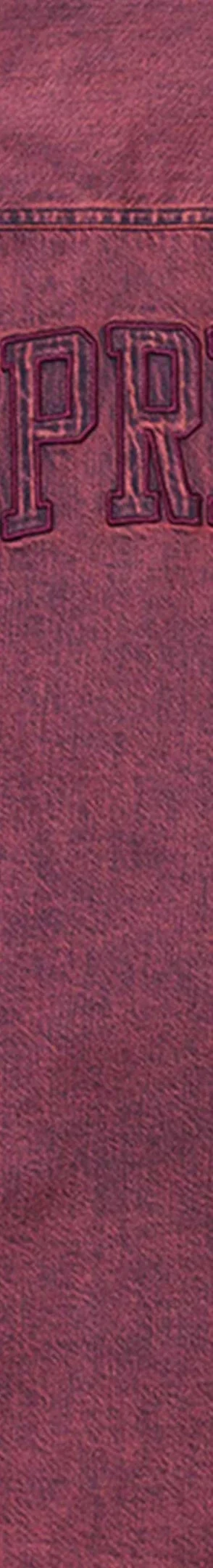 Supreme Shearling Lined Denim Work Shirt - Overdyed Pink (front)