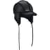 Supreme Shearling Lined Earflap Cap - Black (front)