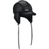 Supreme Shearling Lined Earflap Cap - Black (front)