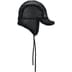 Supreme Shearling Lined Earflap Cap - Black (front)