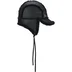 Supreme Shearling Lined Earflap Cap - Black (front)