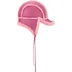 Supreme Shearling Lined Earflap Cap - Pink (front)