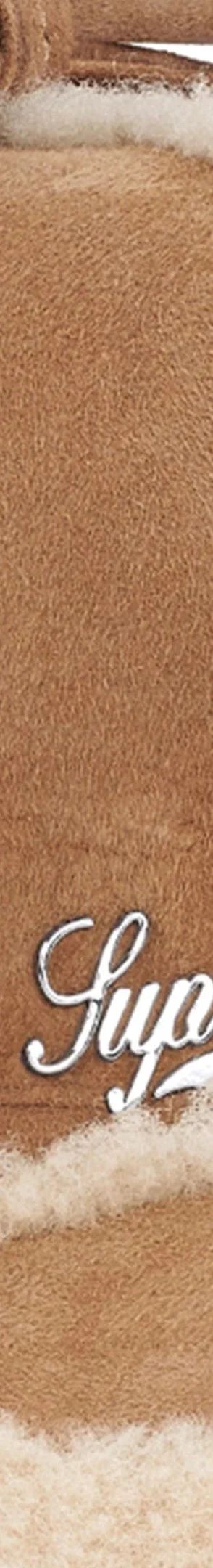 Supreme Shearling Lined Earflap Cap - Tan (front)