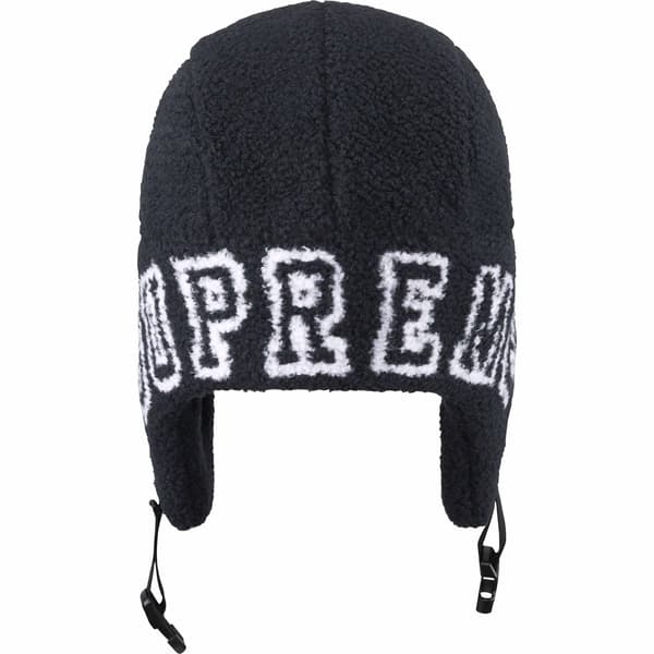 Supreme Shearling Trooper - Black (front)