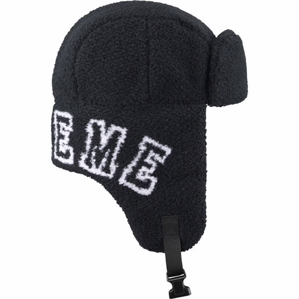 Supreme Shearling Trooper - Black (front)