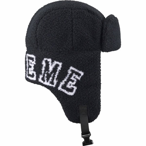 Supreme Shearling Trooper - Black (front)