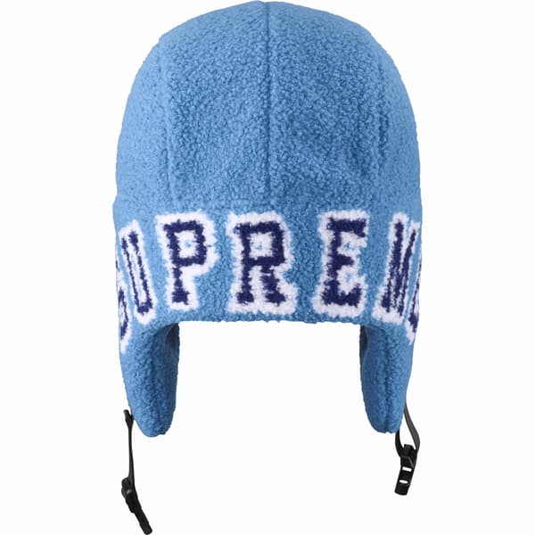 Supreme Shearling Trooper - Light Blue (front)