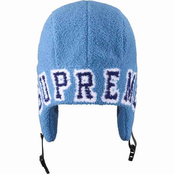 Supreme Shearling Trooper - Light Blue (front)