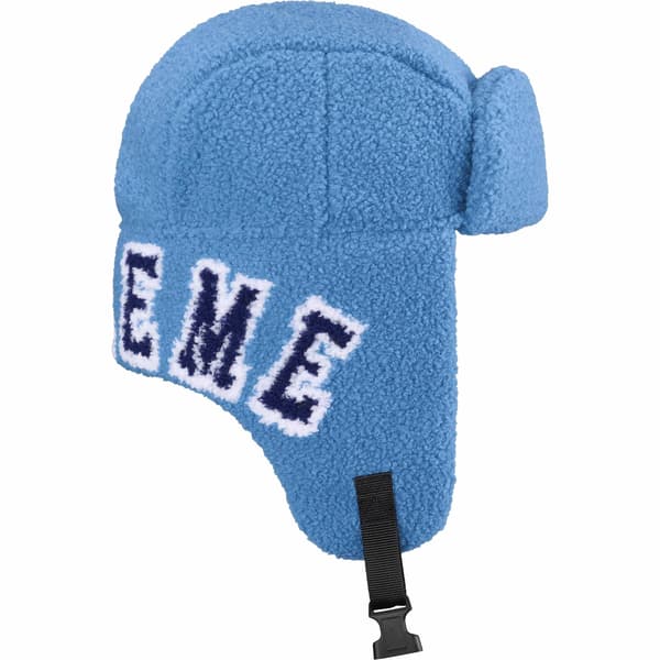 Supreme Shearling Trooper - Light Blue (front)