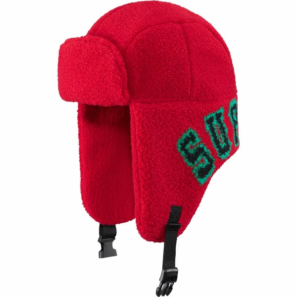 Supreme Shearling Trooper - Red (front)