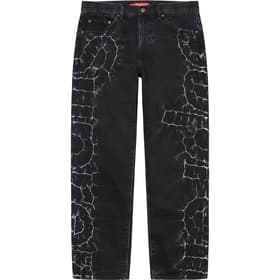 Supreme Shibori Loose Fit Jean Black