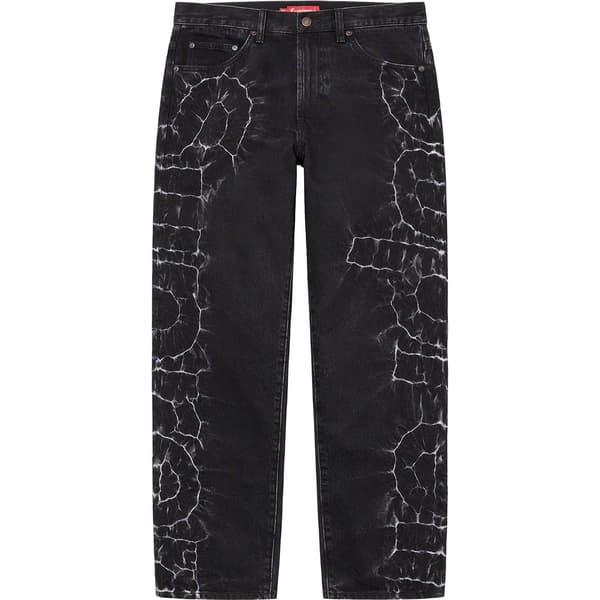 Supreme Shibori Loose Fit Jean - Black (front)