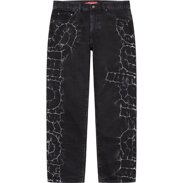 Supreme Shibori Loose Fit Jean - Black (front)