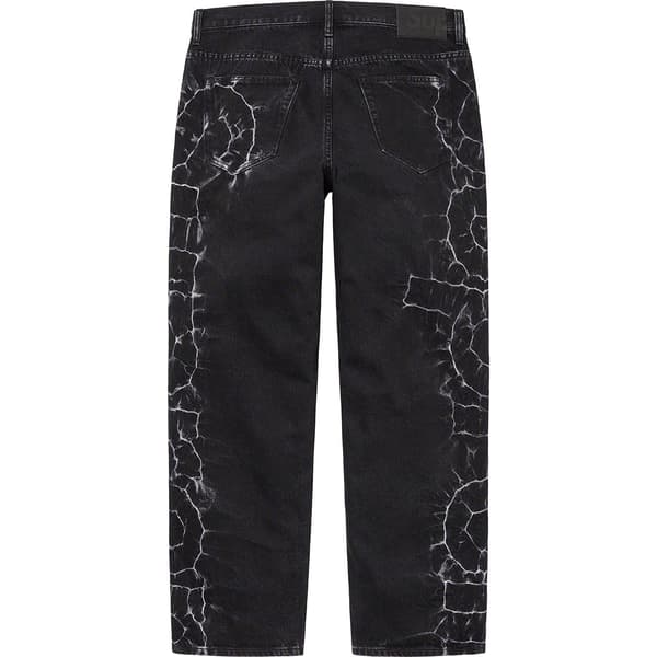 Supreme Shibori Loose Fit Jean - Black (front)