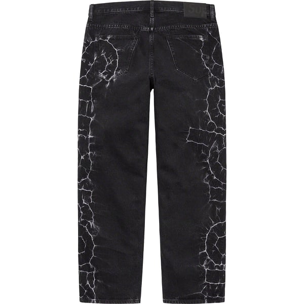 Supreme Shibori Loose Fit Jean - Black (front)