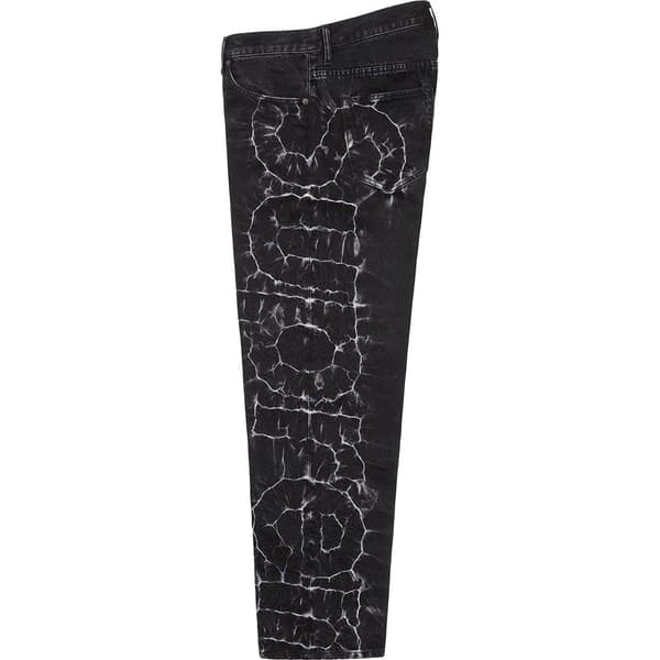 Supreme Shibori Loose Fit Jean - Black (front)
