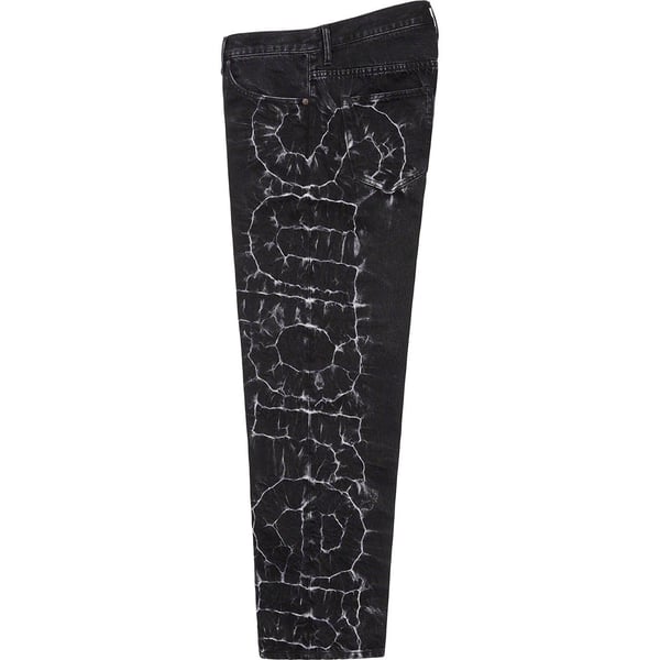 Supreme Shibori Loose Fit Jean - Black (front)