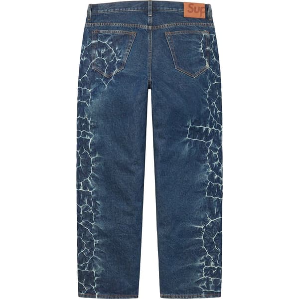 Supreme Shibori Loose Fit Jean - Rigid Indigo (front)