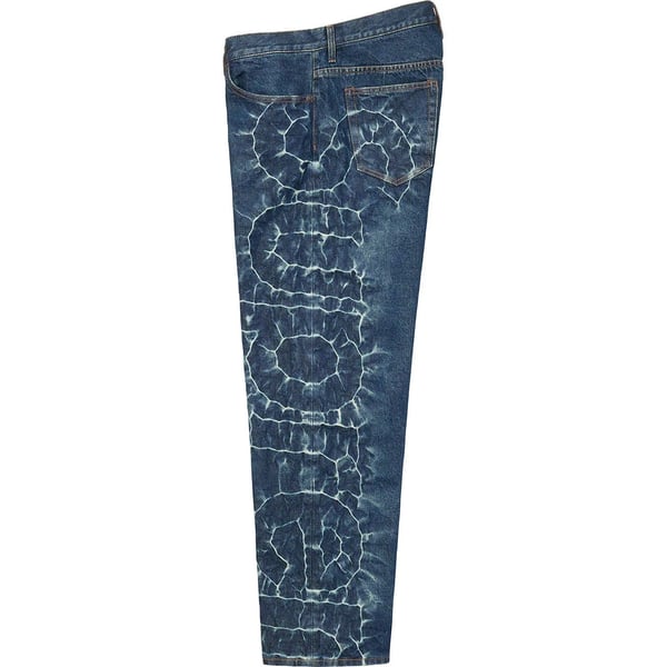 Supreme Shibori Loose Fit Jean - Rigid Indigo (front)
