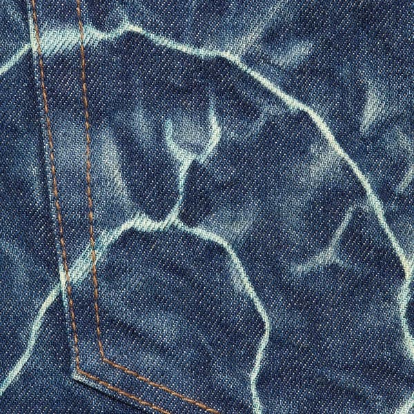 Supreme Shibori Loose Fit Jean - Rigid Indigo (front)