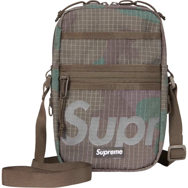 Supreme Shoulder Bag - Woodland Camo (front)