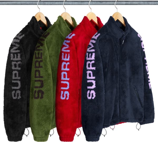 Supreme Shoulder Logo Fleece Jacket - Product Image