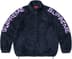 Supreme Shoulder Logo Fleece Jacket - Navy (front)