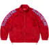 Supreme Shoulder Logo Fleece Jacket - Red (front)