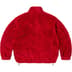 Supreme Shoulder Logo Fleece Jacket - Red (front)