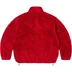 Supreme Shoulder Logo Fleece Jacket - Red (front)