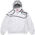 Supreme Shoulder Script Hooded Sweatshirt - Ash Grey (front)