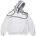 Supreme Shoulder Script Hooded Sweatshirt - Ash Grey (front)