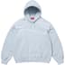 Supreme Shoulder Script Hooded Sweatshirt - Light Blue (front)
