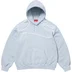 Supreme Shoulder Script Hooded Sweatshirt - Light Blue (front)