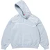 Supreme Shoulder Script Hooded Sweatshirt - Light Blue (front)